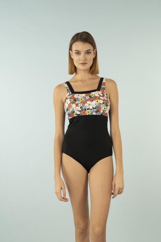 Estiva Kare Yaka Mayo - Siyah