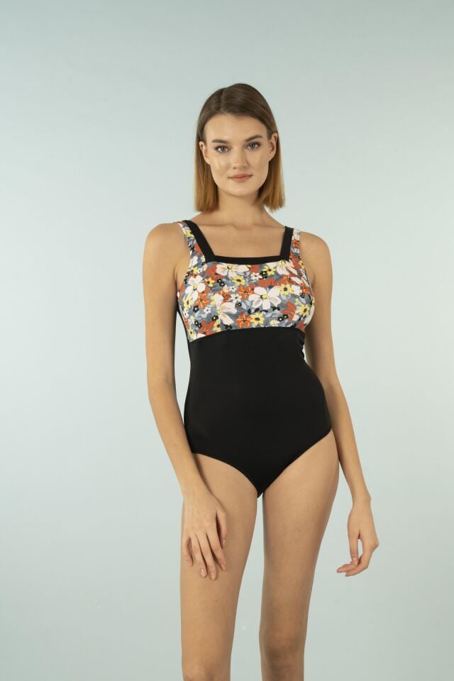 Estiva Kare Yaka Mayo - Siyah