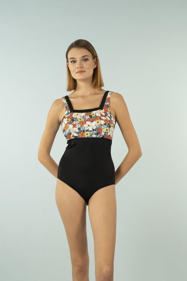 Estiva Kare Yaka Mayo - Siyah