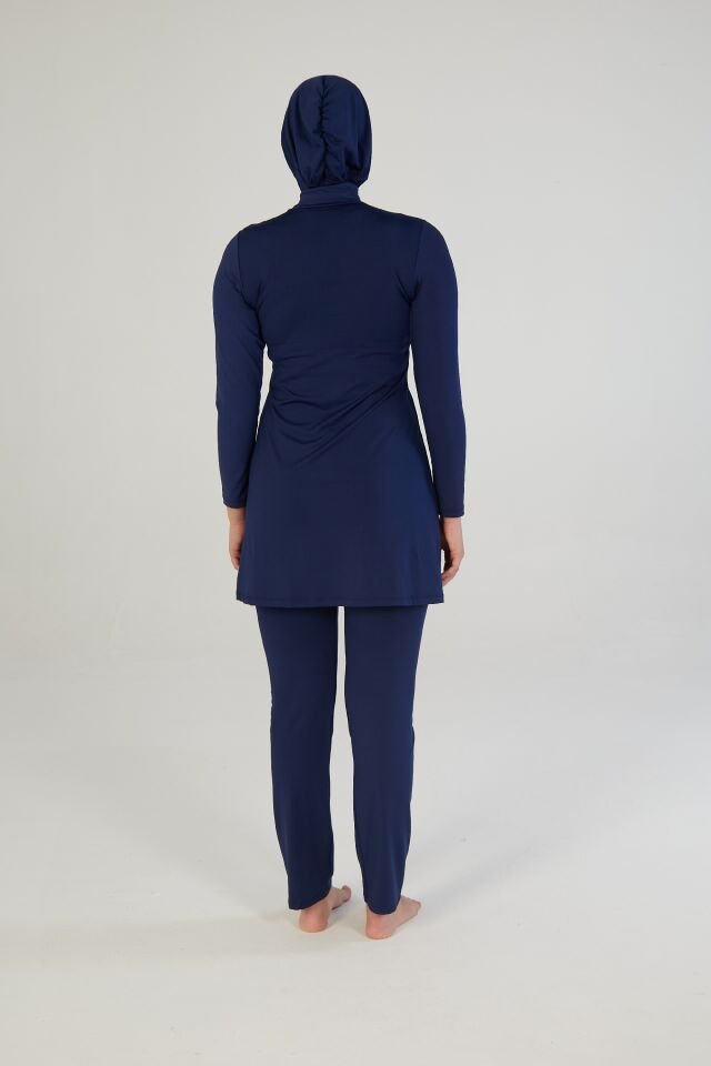 Estiva Kadın Tam Kapalı Düz Tesettür Mayo