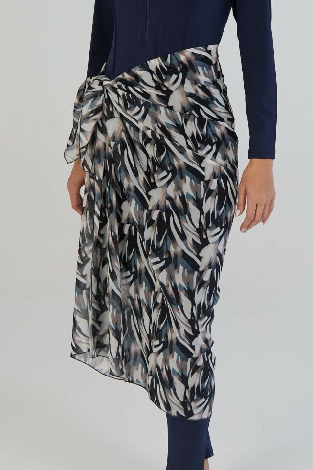 Estiva Botanik Desenli Şal Pareo