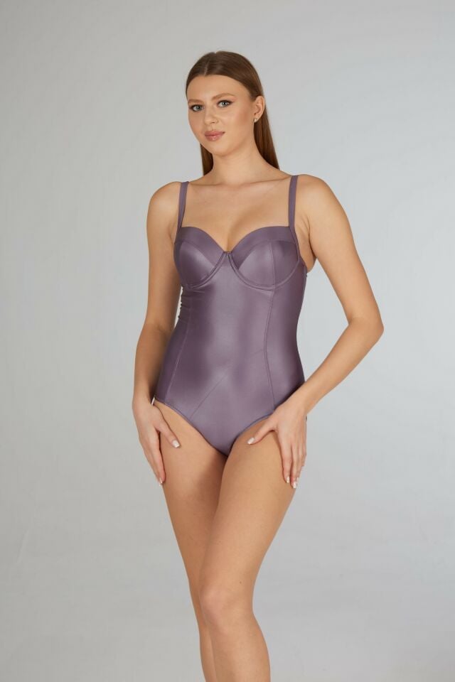 Estiva Kadın Lila Concept Tek Parça Mayo