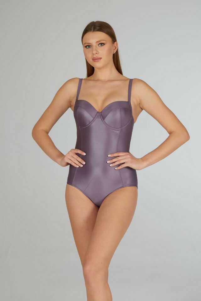 Estiva Kadın Lila Concept Tek Parça Mayo