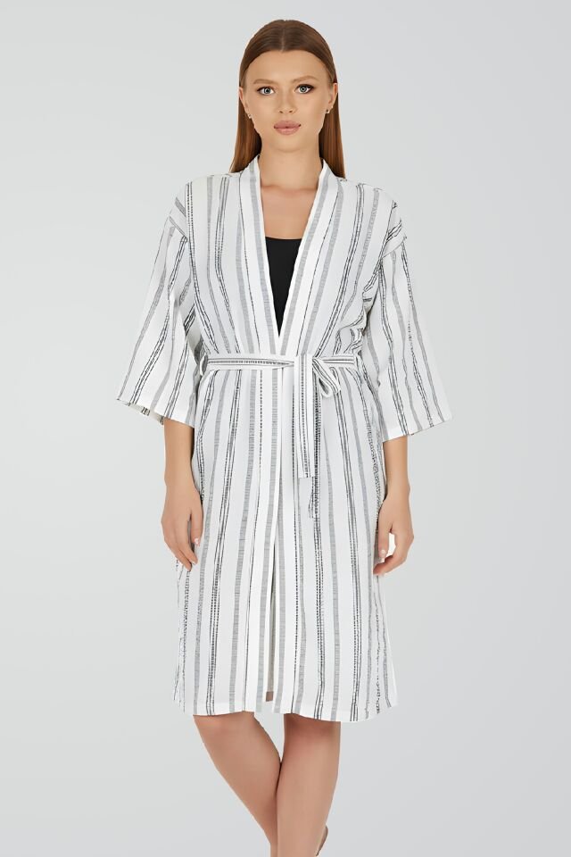 Estiva Coton Uzun Kimono Model Pareo