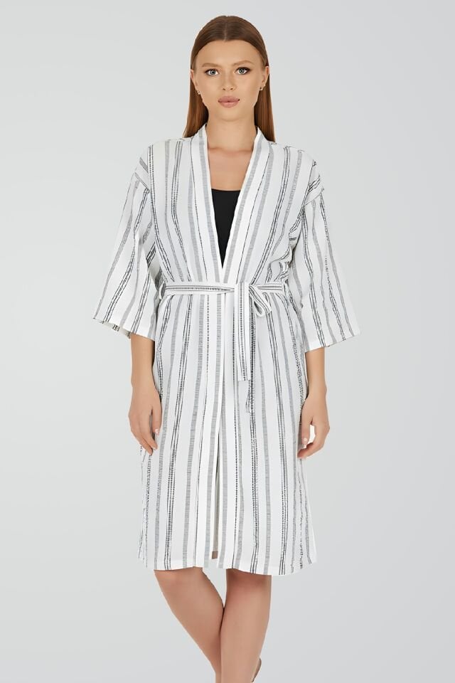 Estiva Coton Uzun Kimono Model Pareo alternatif görsel