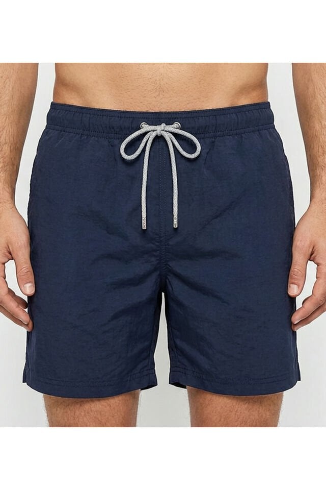 Estiva Erkek Tek Renk Tactel Deniz Şortu