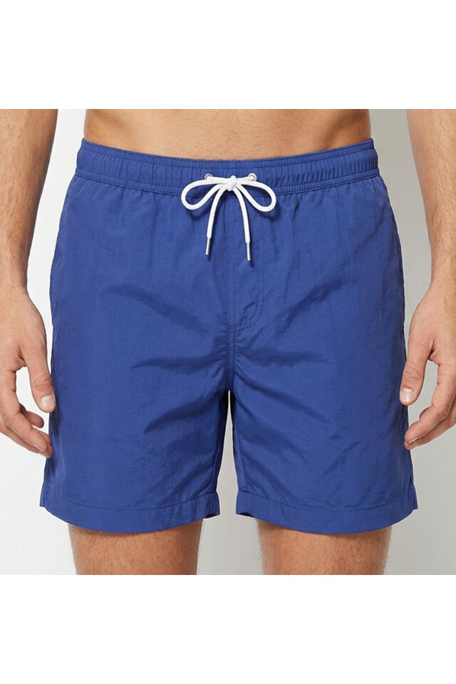Estiva Erkek Tek Renk Tactel Deniz Şortu