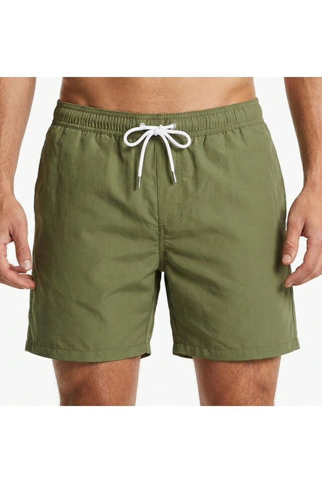 Estiva Erkek Tek Renk Tactel Deniz Şortu