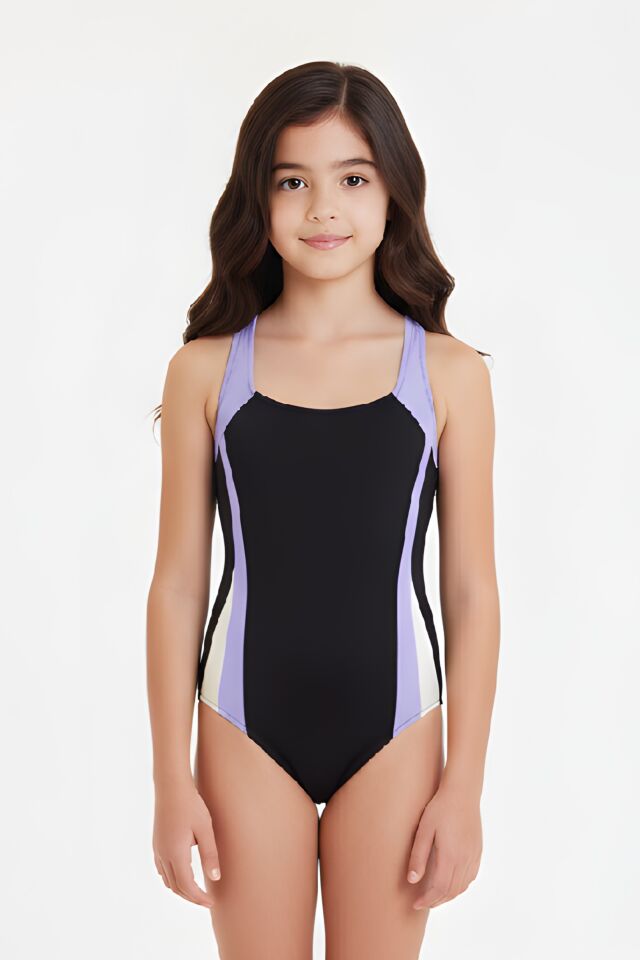 Estiva Kız Çocuk Yüzücü Mayo