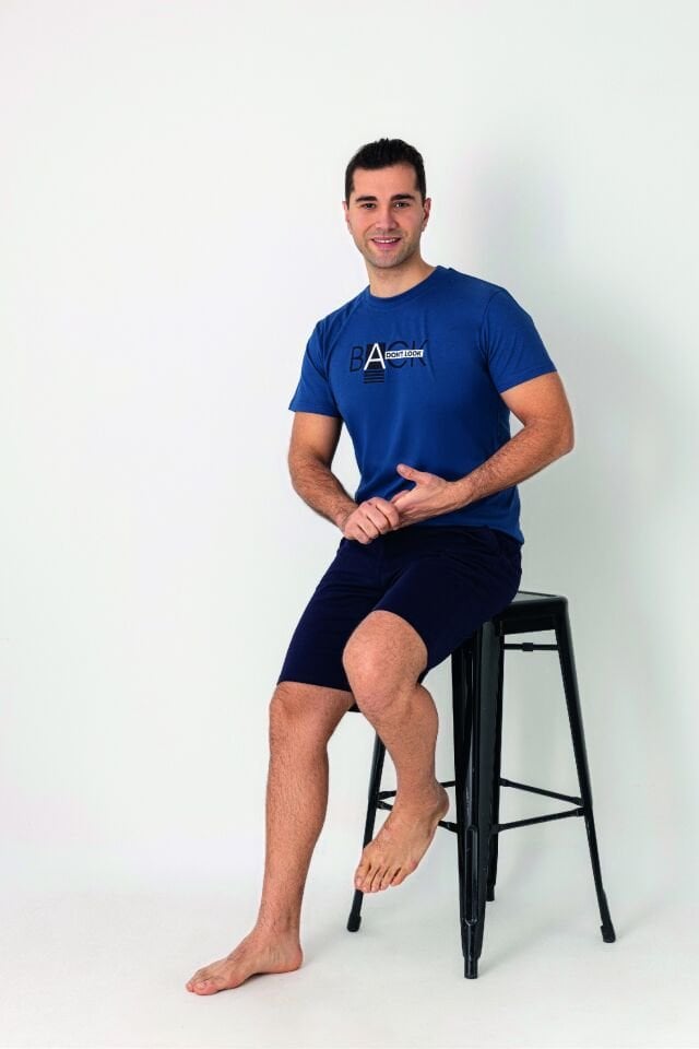 Estiva Erkek Back Baskılı Kısa Kollu Şortlu Penye Pijama Takımı alternatif görsel