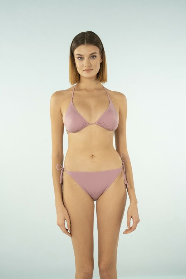 Estiva Üçgen İpli Bikini Takımı - Pudra