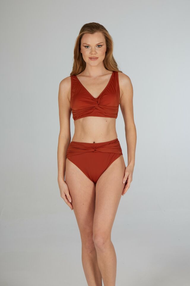 Estiva Kadın Tarçın Concept Geniş Bantlı Toparlayıcı Bikini Takımı