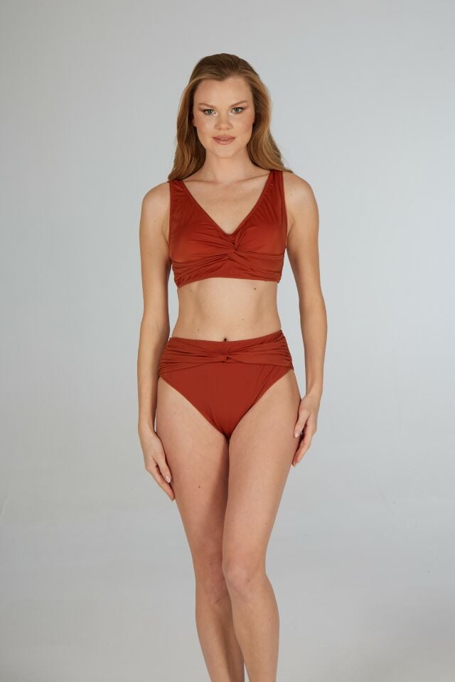 Estiva Kadın Tarçın Concept Geniş Bantlı Toparlayıcı Bikini Takımı