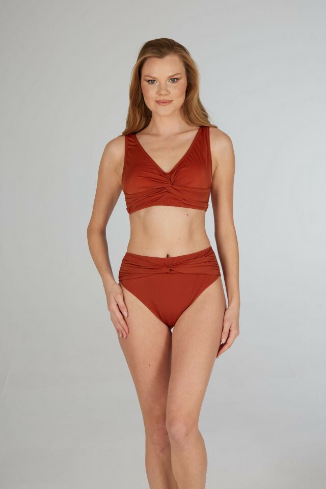 Estiva Kadın Tarçın Concept Geniş Bantlı Toparlayıcı Bikini Takımı