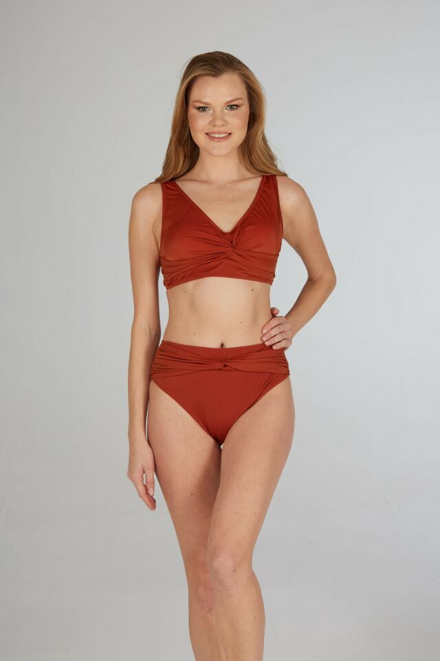 Estiva Kadın Tarçın Concept Geniş Bantlı Toparlayıcı Bikini Takımı