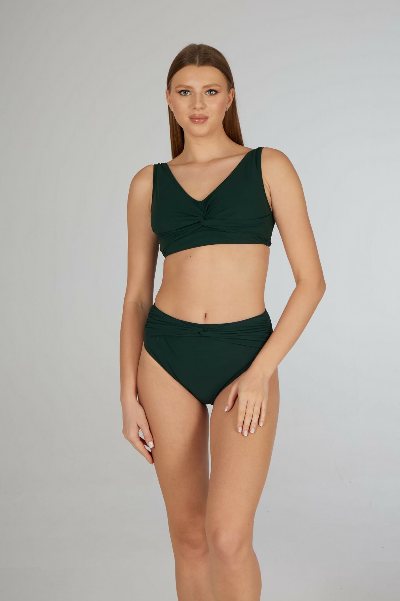 Estiva Kadın Lacivert Concept Geniş Bantlı Toparlayıcı Bikini Takımı