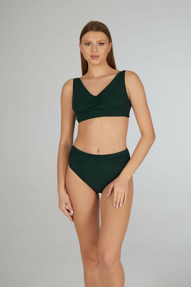 Estiva Kadın Lacivert Concept Geniş Bantlı Toparlayıcı Bikini Takımı