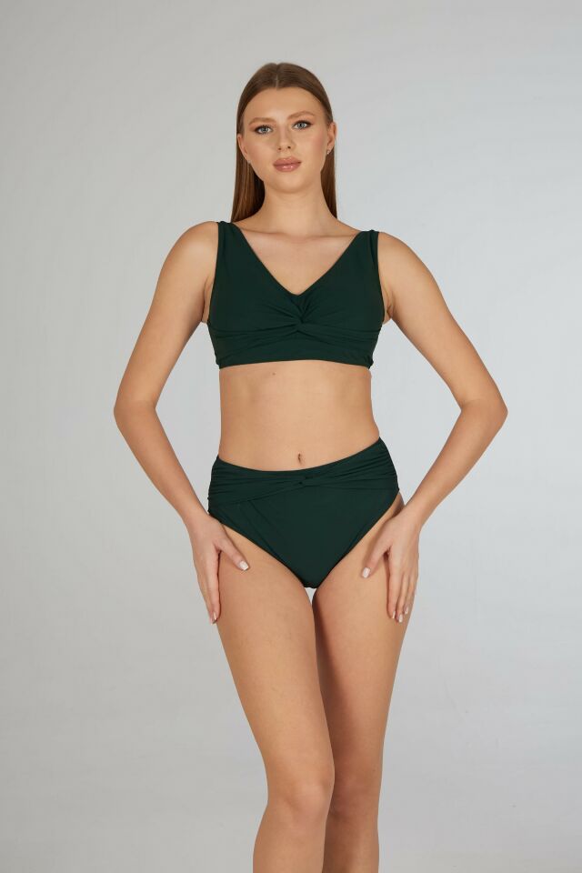 Estiva Kadın Lacivert Concept Geniş Bantlı Toparlayıcı Bikini Takımı