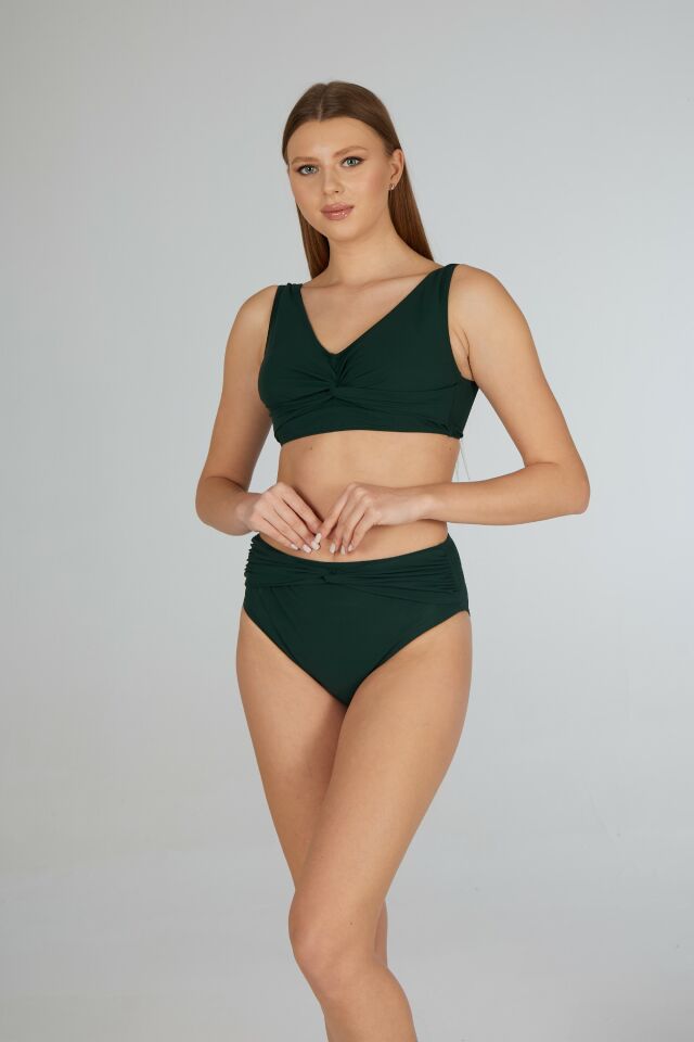 Estiva Kadın Lacivert Concept Geniş Bantlı Toparlayıcı Bikini Takımı