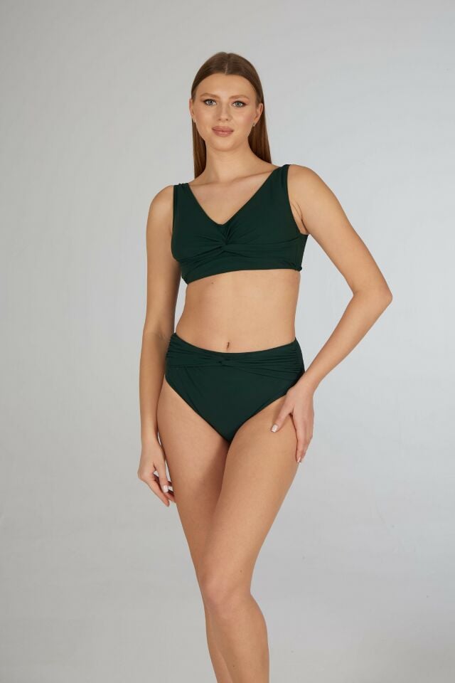 Estiva Kadın Lacivert Concept Geniş Bantlı Toparlayıcı Bikini Takımı